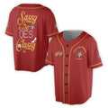 Custom Name Chapter Name OES Sassy and Classy Unisex Baseball Jersey S-5XL - FUKAMASONIC