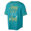 Custom Name Chapter Name OES Sassy and Classy Unisex Baseball Jersey S-5XL - FUKAMASONIC