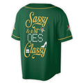 Custom Name Chapter Name OES Sassy and Classy Unisex Baseball Jersey S-5XL - FUKAMASONIC
