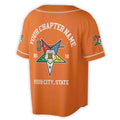 Custom Name Order of the Eastern Star Past Matron OES Gavel Unisex Baseball Jersey S-5XL - FUKAMASONIC