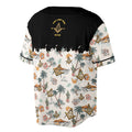 Personalized Masonic Master Mason Tropical Pattern Baseball Jersey S-5XL - FUKAMASONIC