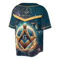 Personalized Freemasonry Mason Galaxy Baseball Jersey S-5XL - FUKAMASONIC