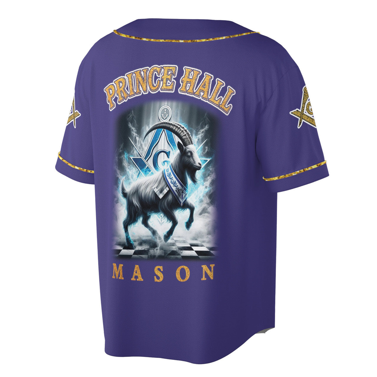 Freemason Prince Hall Masonic Medieval Astral Baseball Jersey S-5XL - FUKAMASONIC