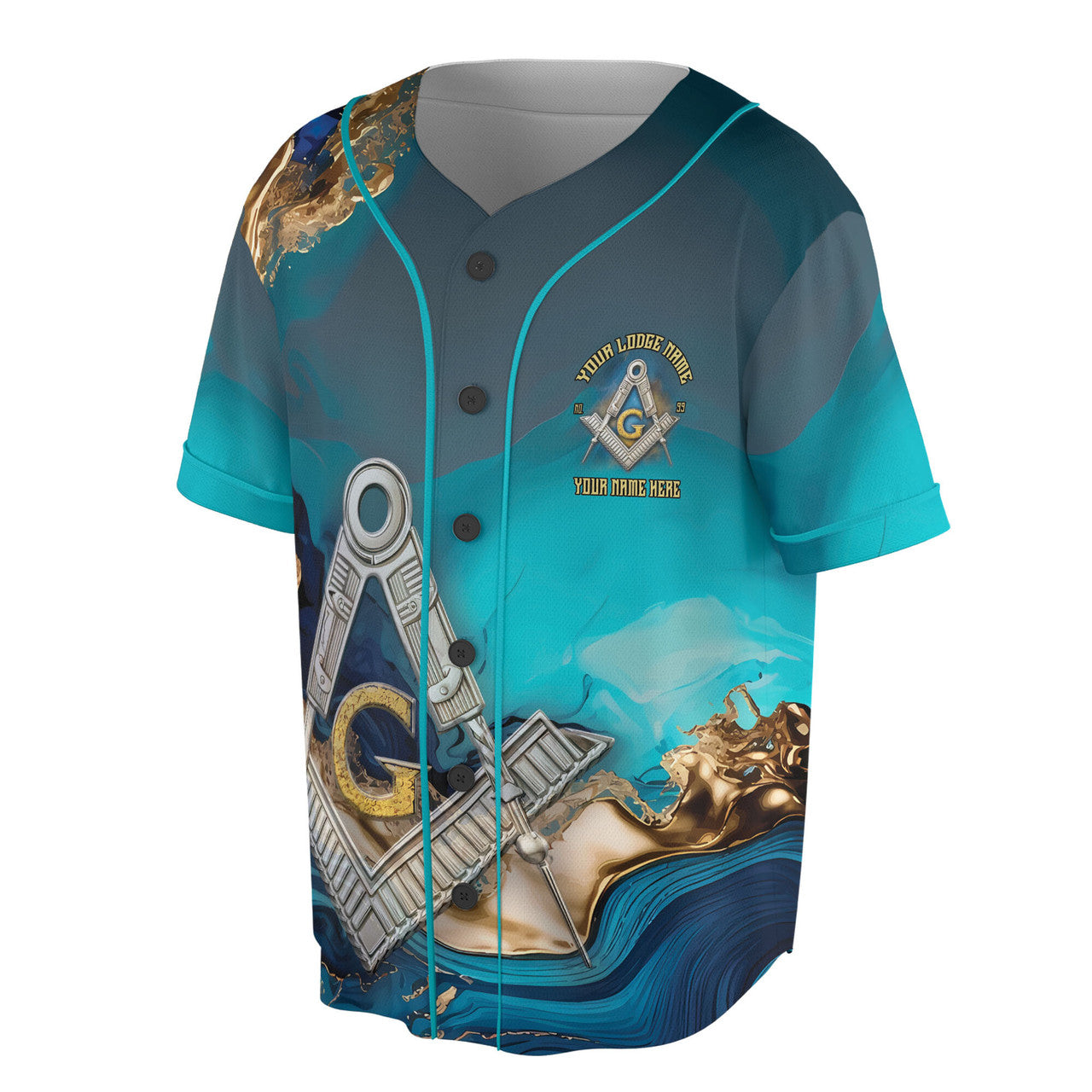 Customized Mansonry Master Mason Marbling Baseball Jesey S-5Xl - FUKAMASONIC