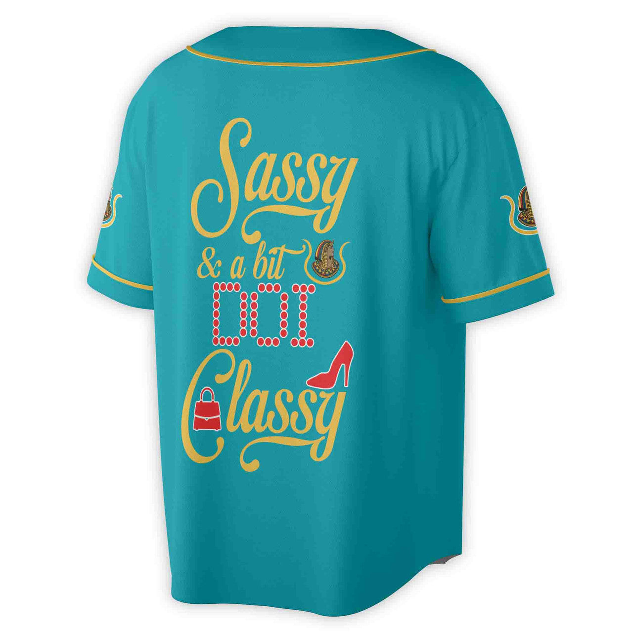 Custom Name Court Name Daughters Ancient Egypt Sassy and Classy Unisex Baseball Jersey S-5XL - FUKAMASONIC