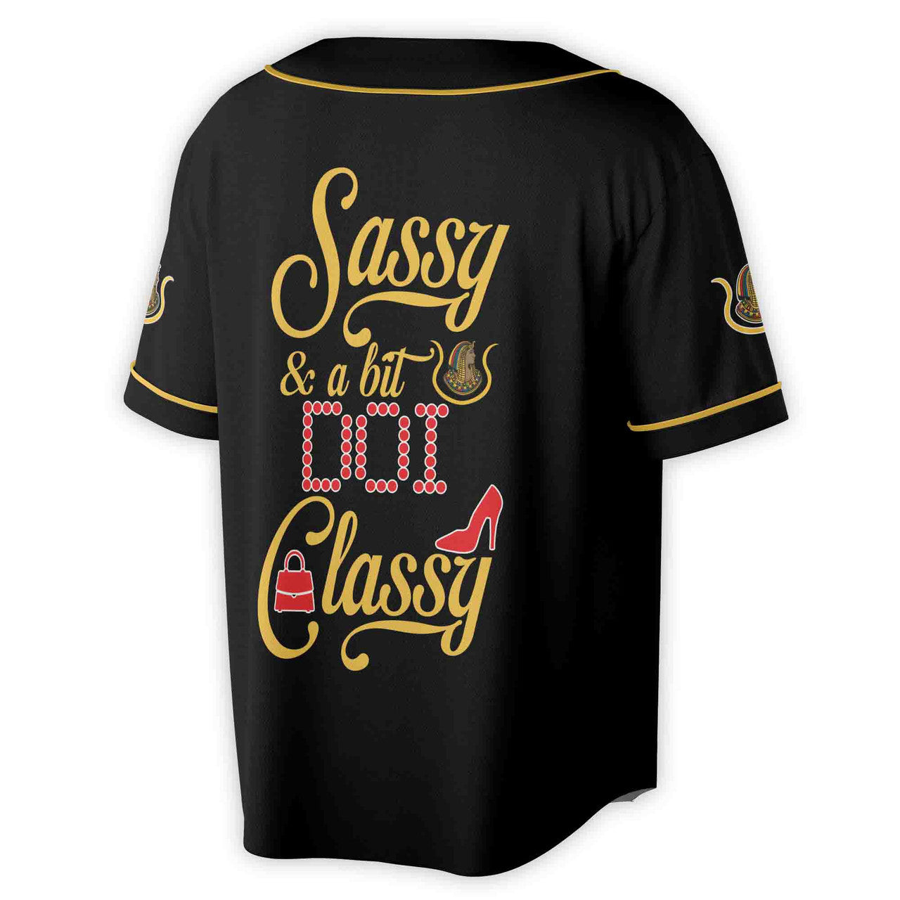 Custom Name Court Name Daughters Ancient Egypt Sassy and Classy Unisex Baseball Jersey S-5XL - FUKAMASONIC