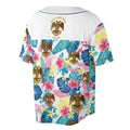 Customized Scottish Rite 32 Colorful Palm Leaf Baseball Jersey S-5XL - FUKAMASONIC