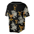 Customized Scottish Rite 33 Colorful Palm Leaf Baseball Jersey S-5XL - FUKAMASONIC