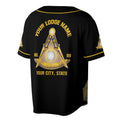 Customized Freemasonry Past Master Masonic Multi-color Baseball Jersey S-5XL - FUKAMASONIC