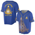 Customized Freemasonry Past Master Masonic Multi-color Baseball Jersey S-5XL - FUKAMASONIC