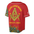Customized Blue Lodge Master Mason Mansonic Baseball Jersey S-5XL - FUKAMASONIC