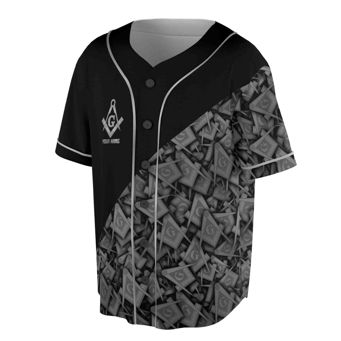 Customized Masonry Master Mason Multi-color Baseball Jersey S-5XL