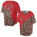 Customized Masonry Master Mason Multi-color Baseball Jersey S-5XL - FUKAMASONIC