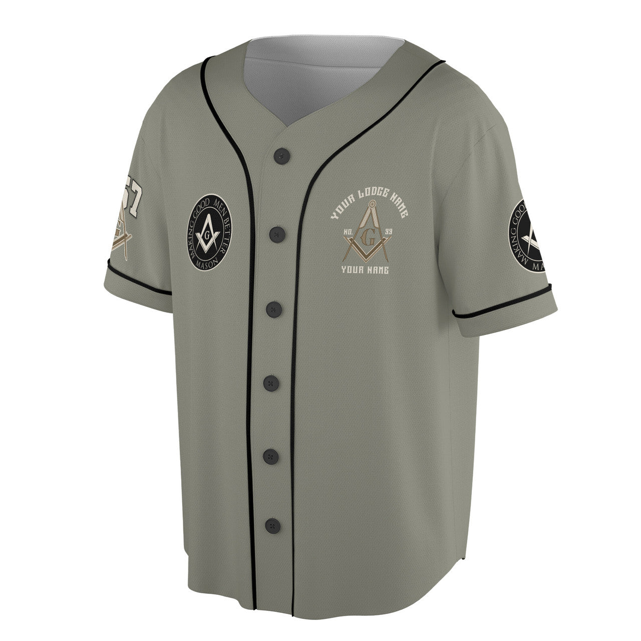 Customized Name Mason Making Good Man Better 357 Baseball Jesey S-5XL - FUKAMASONIC