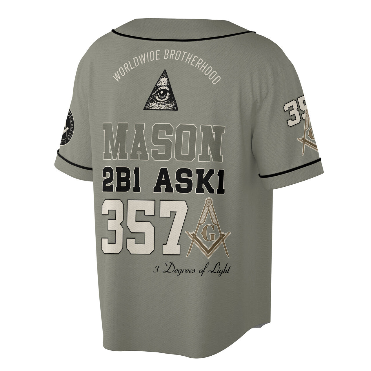 Customized Name Mason Making Good Man Better 357 Baseball Jesey S-5XL - FUKAMASONIC