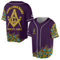 Customized Blue Lodge Master Mason Mansonic Baseball Jersey S-5XL - FUKAMASONIC