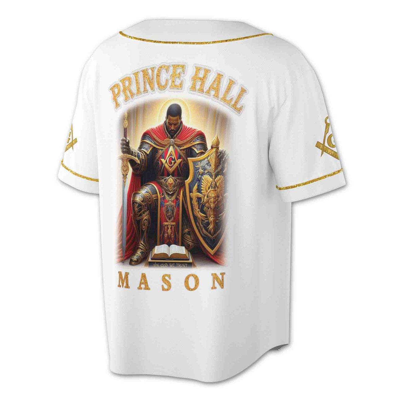 Customized Mason Prince Hall F&A.M Baseball Jersey S-5XL - FUKAMASONIC