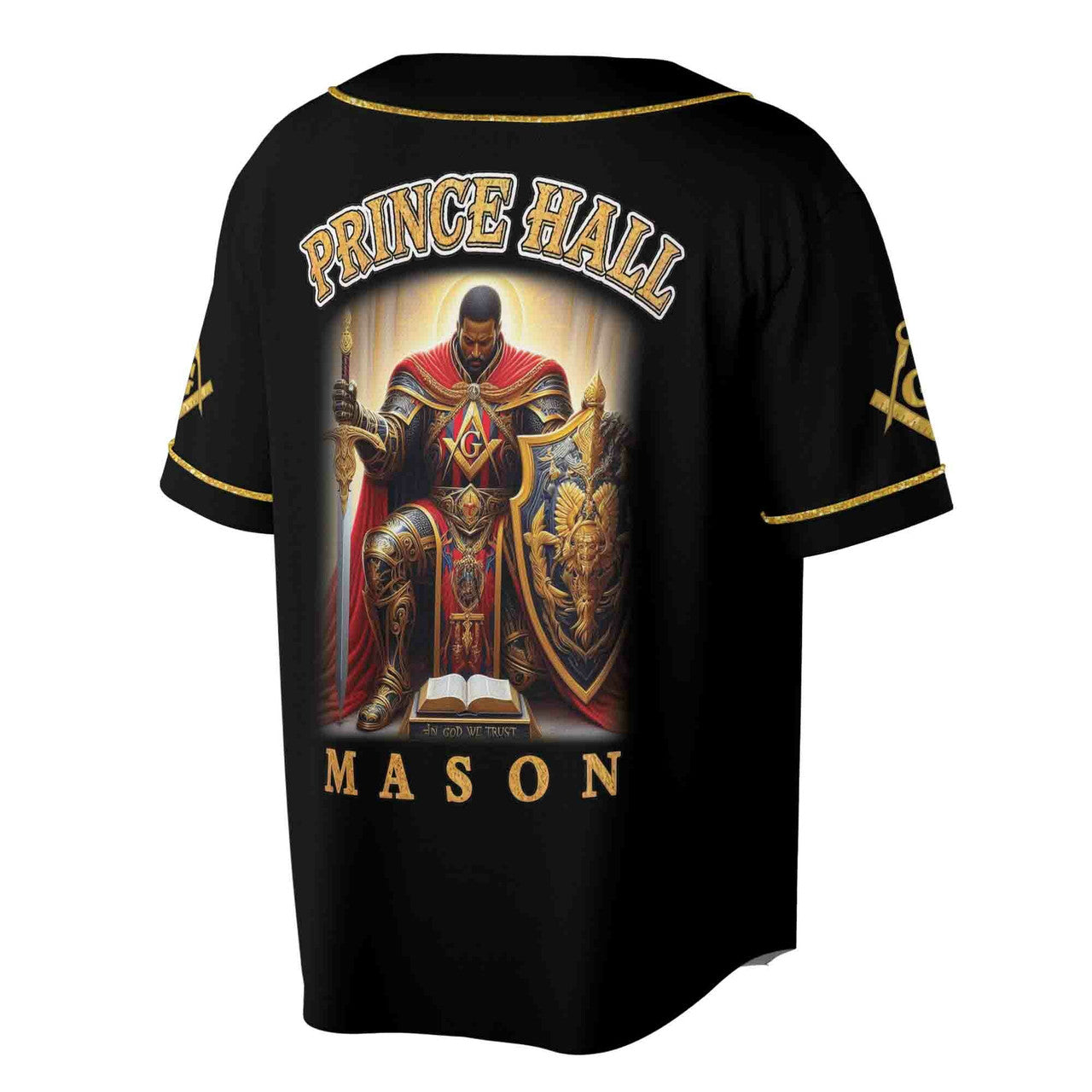 Customized Mason Prince Hall F&A.M Baseball Jersey S-5XL - FUKAMASONIC