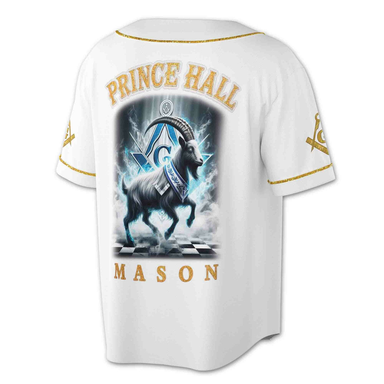 Personalized Freemason Prince Hall Custom Baseball Jersey S-5XL - FUKAMASONIC