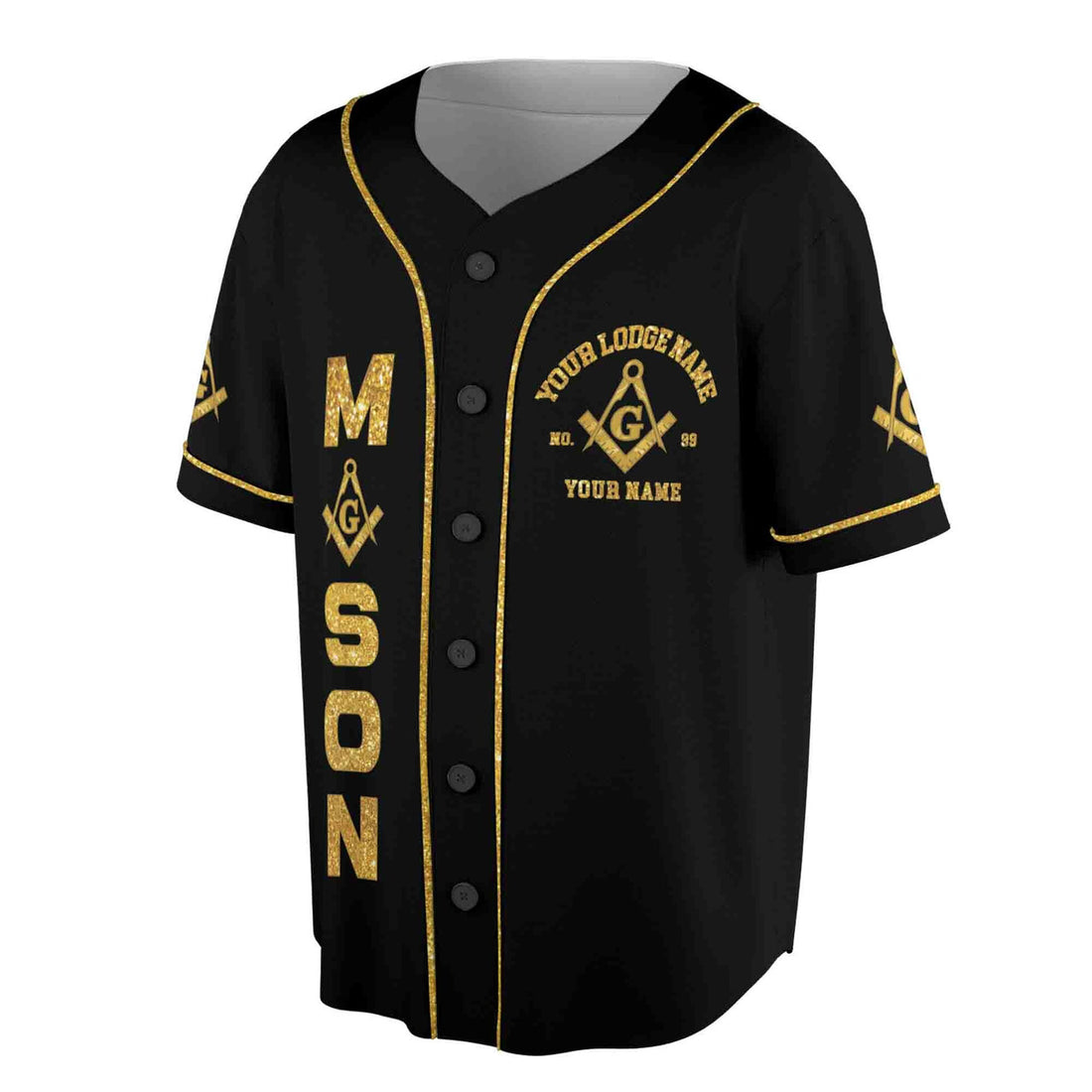 Personalized Freemason Prince Hall Custom Baseball Jersey S-5XL