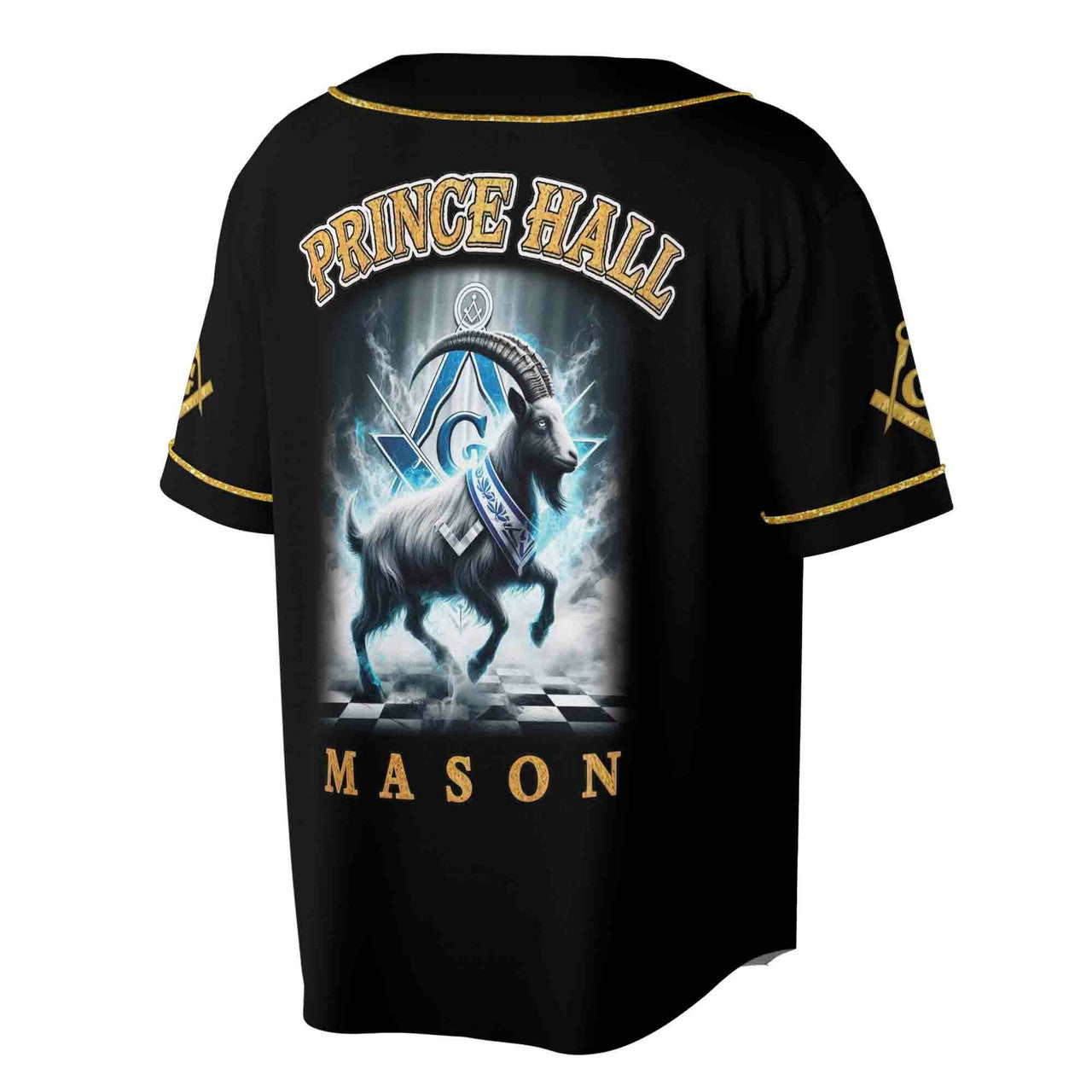 Personalized Freemason Prince Hall Custom Baseball Jersey S-5XL - FUKAMASONIC