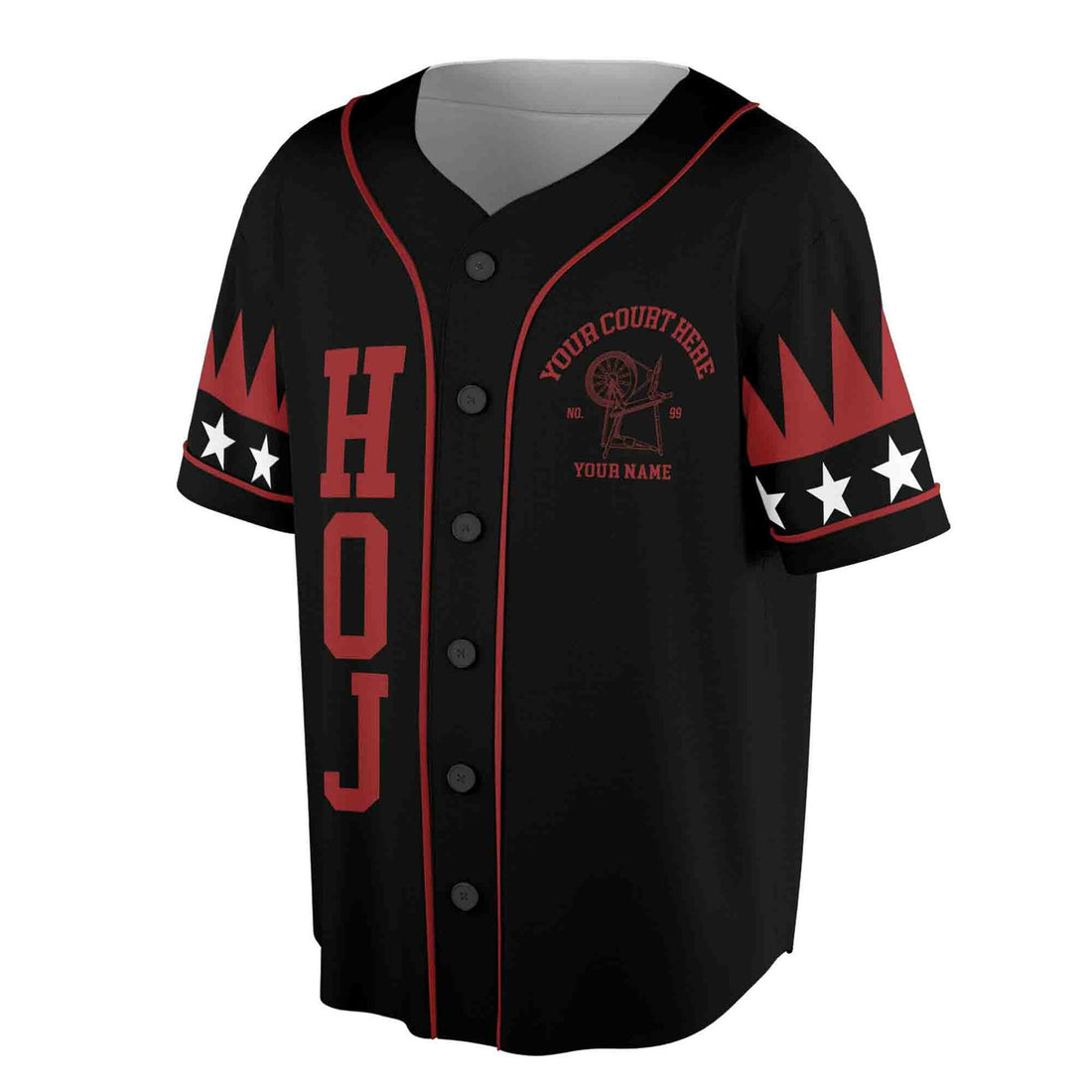 Personalized Heroines of Jericho HOJ Sisterhood Baseball Jersey S-5XL