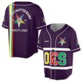 Personalized Multi-color Order of the Eastern Star OES AF&AM Baseball Jersey S-5XL - FUKAMASONIC