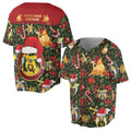 Personalized Noble Shriner Merry Christmas Baseball Jersey S-5XL