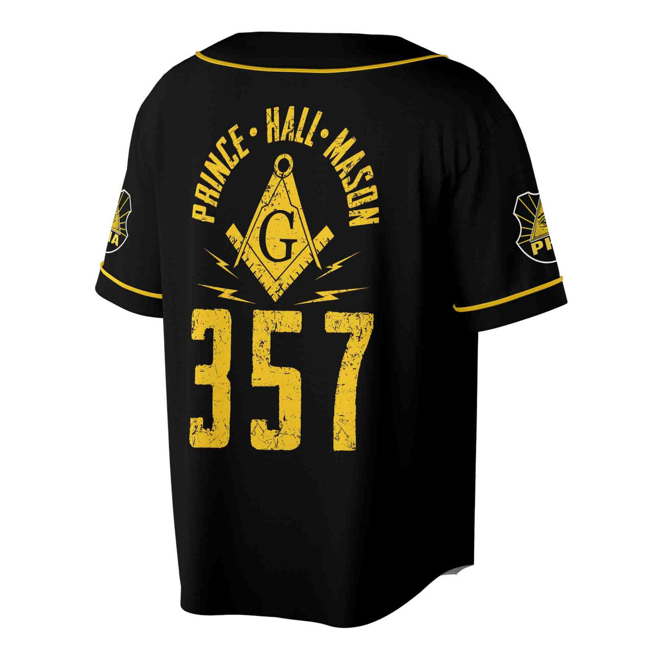 Personalized Light From East Prince Hall Mason 357 Baseball Jersey S-5XL - FUKAMASONIC
