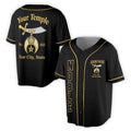 Custom Name Number Temple Shriners Noble Freemason Baseball Jersey S-5XL