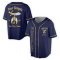Custom Name Number Temple Shriners Noble Freemason Baseball Jersey S-5XL - FUKAMASONIC