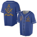 Customize Freemason Lodge Name, Number, Name Custom Baseball Jersey S-5XL - FUKAMASONIC