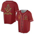 Customize Freemason Lodge Name, Number, Name Custom Baseball Jersey S-5XL - FUKAMASONIC