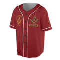 Customize Freemason Lodge Name, Number, Name Custom Baseball Jersey S-5XL - FUKAMASONIC