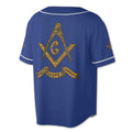 Customize Freemason Lodge Name, Number, Name Custom Baseball Jersey S-5XL - FUKAMASONIC