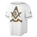 Customize Freemason Lodge Name, Number, Name Custom Baseball Jersey S-5XL - FUKAMASONIC