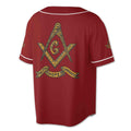 Customize Freemason Lodge Name, Number, Name Custom Baseball Jersey S-5XL - FUKAMASONIC