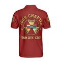 Custom Name Royal Arch Past High Priest York Rite Masons Men's Polo Shirt S-5XL - FUKAMASONIC