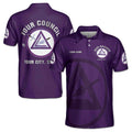 Customize Name Council Royal and Select Masters Freemasonry Men's Polo Shirt - FUKAMASONIC