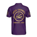 Customize Name Council Royal and Select Masters Past Leadership Men's Polo Shirt - FUKAMASONIC