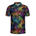 Master Mason Freemasonry Mansonic Neon Palm Tree Men's Polo Shirt S-5XL - FUKAMASONIC