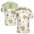 Custom Masonic Master Mason Tropical Summer Pattern Men's Polo Shirt S-5XL - FUKAMASONIC