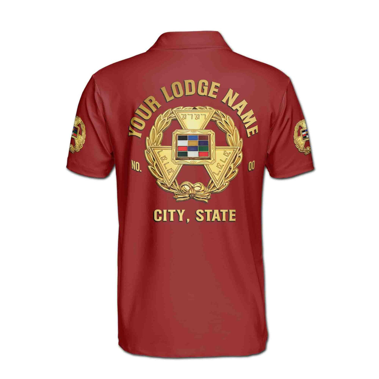 Custom Royal Arch Past Grand High Priest York Rite Men's Polo Shirt S-5XL - FUKAMASONIC