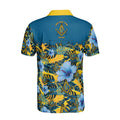 Personalized Masonic Freemason Tropical Floral Men's Polo Shirt S-5XL - FUKAMASONIC