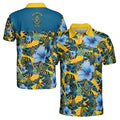 Personalized Masonic Freemason Tropical Floral Men's Polo Shirt S-5XL - FUKAMASONIC