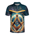 Personalized Freemasonry Mason Galaxy Men's Polo Shirt S-5XL - FUKAMASONIC