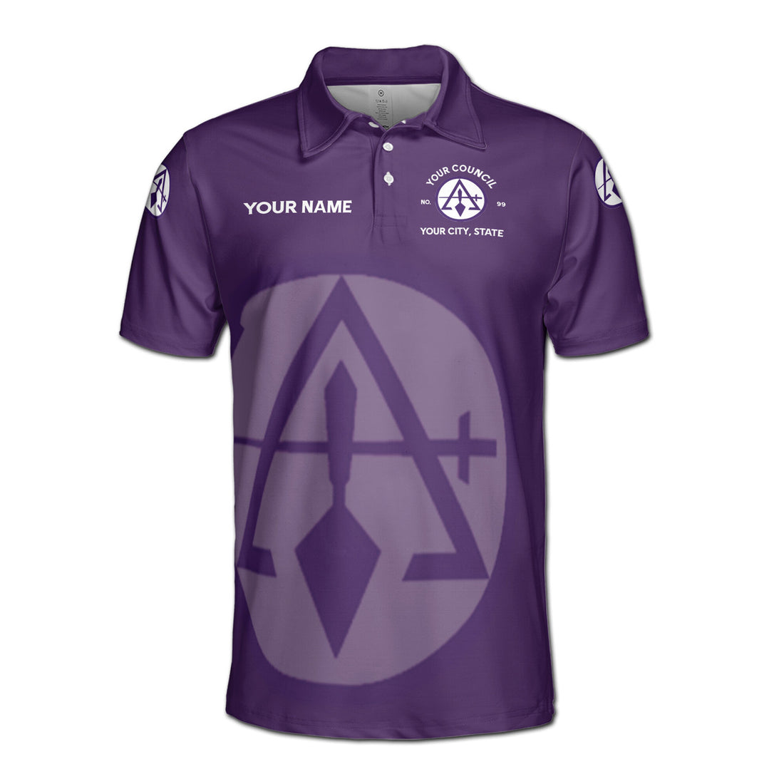Customized Cryptic Masonry Royal and Select Master Men's Polo Shirt S-5XL - FUKAMASONIC