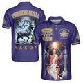 Freemason Prince Hall Masonic Medieval Astral Men's Polo Shirt S-5XL - FUKAMASONIC