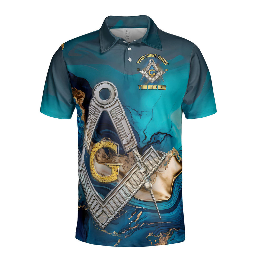 Customized Mansonry Master Mason Marbling Men's Polo Shirt S-5Xl - FUKAMASONIC