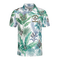 Personalized Freemasson Tropical Palm Leaf Men's Polo Shirt S-5XL - FUKAMASONIC